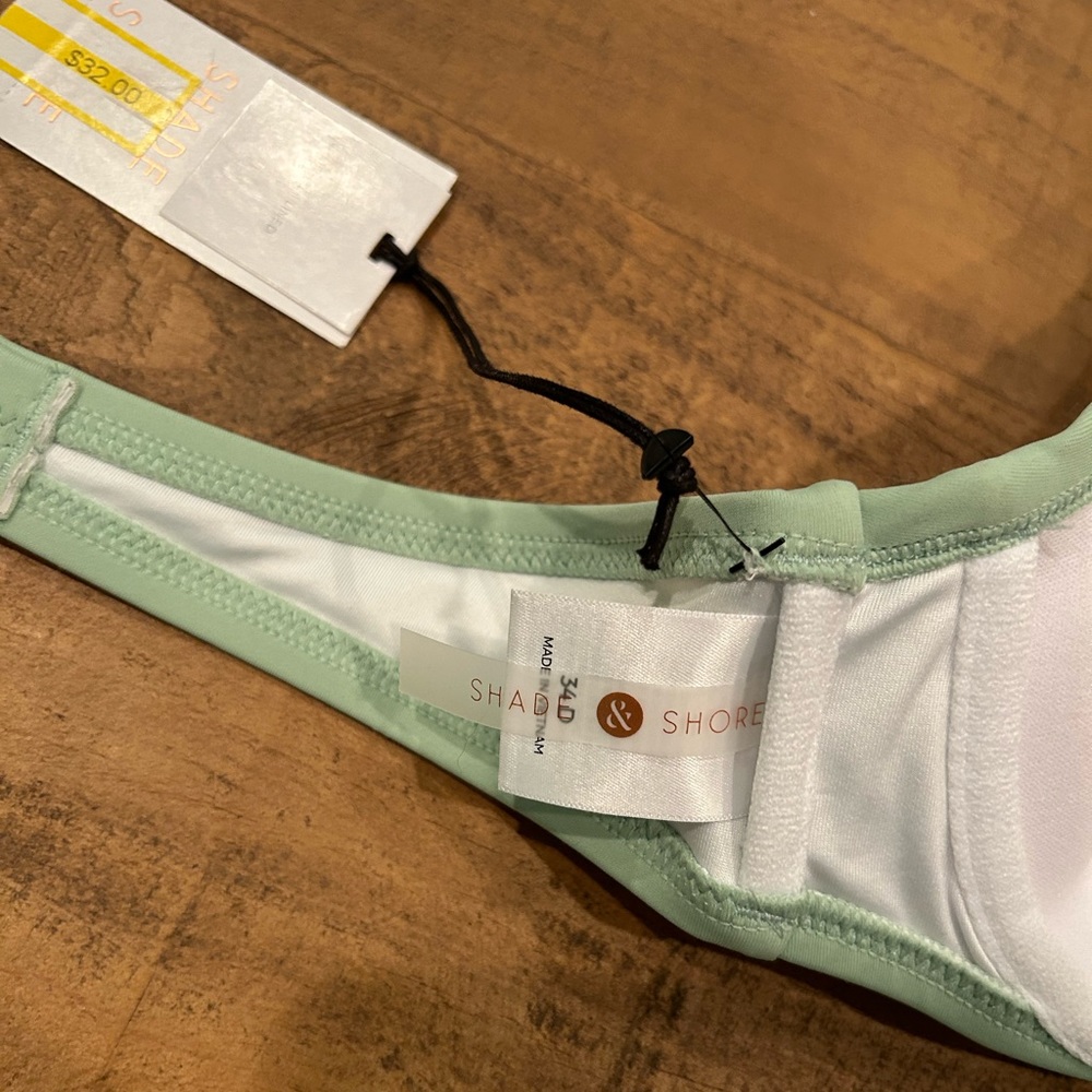 Shade & Shore Sage Green Bikini Top - Picture 5 of 5